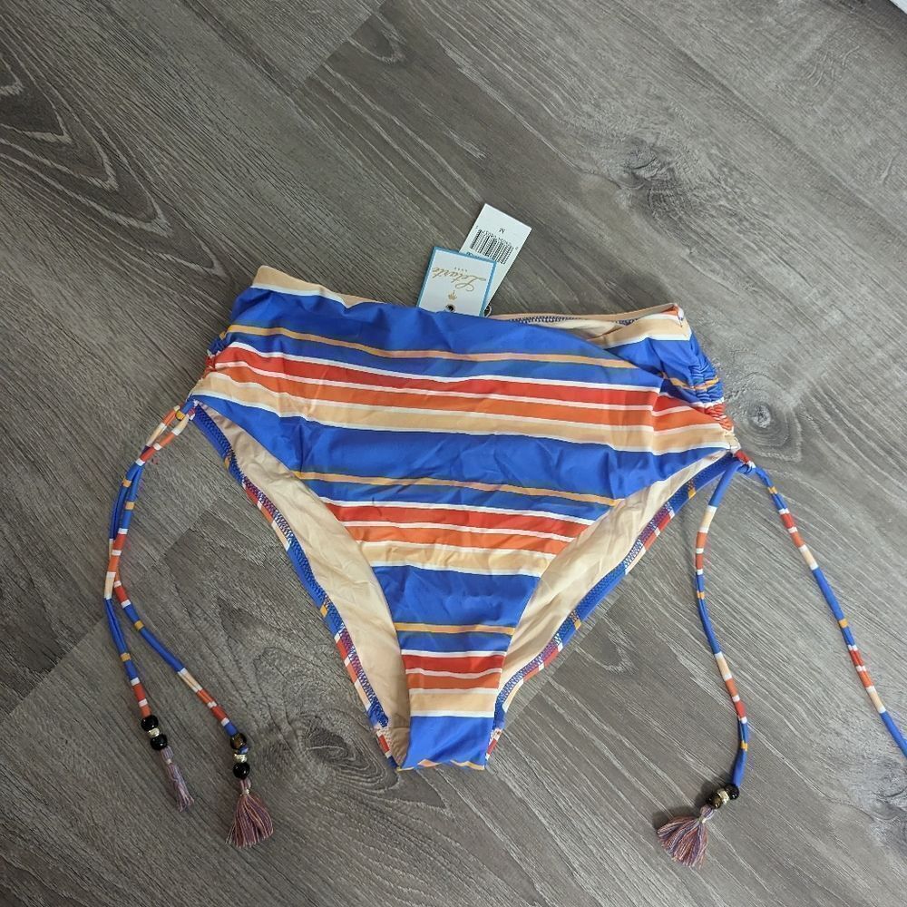 Letarte swim striped bottoms